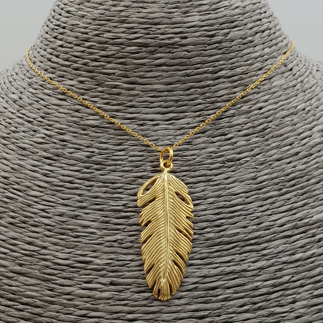 Goud vergulde ketting met | Verkocht