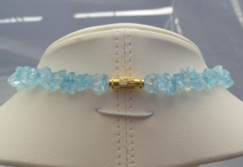 Splitketting van blauw Topaas