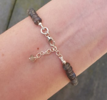 Zilveren armband met Labradoriet