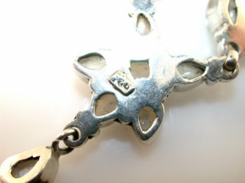 Zilveren ketting gezet met cabochon geslepen Maanstenen