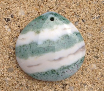 Rivier Jasper edelsteen amulet