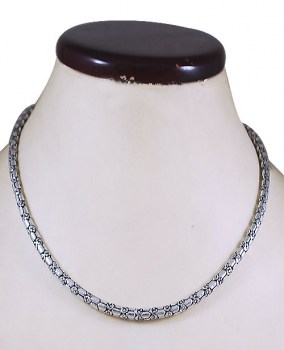 Sterling zilveren ketting 43 cm / 4 mm