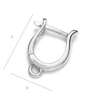 Sterling zilveren oorbelhaken 01