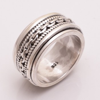 Zilveren ring ring maat 19.7 mm