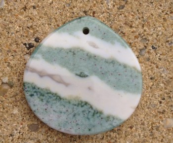 Rivier Jasper edelsteen amulet